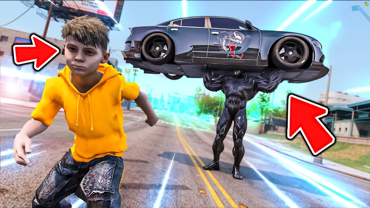 فينوم يطادرنا بالقوة الخارقة المطورة !! : فلم قراند 5
