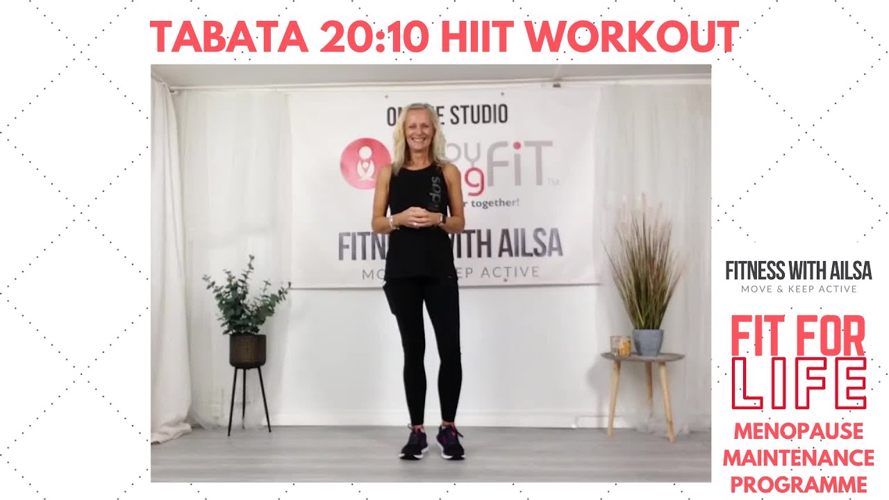 3 DAY MENOPAUSE RESET & REFRESH | TABATA HIIT WORKOUT | Fitness With Ailsa