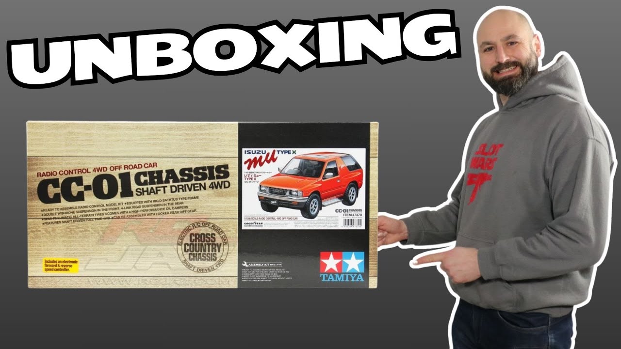 Tamiya Isuzu Mu Type X CC01 Unboxing