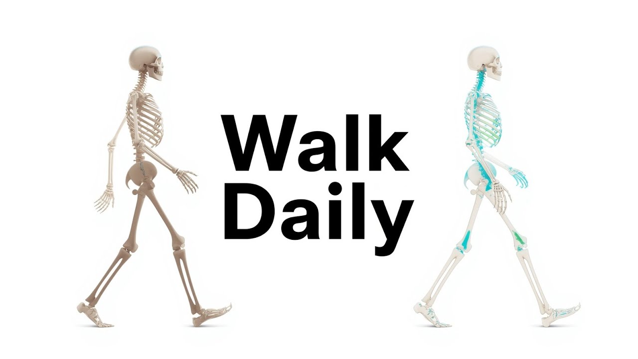 Your Bones Change When You Walk Every Day for 30 Days.