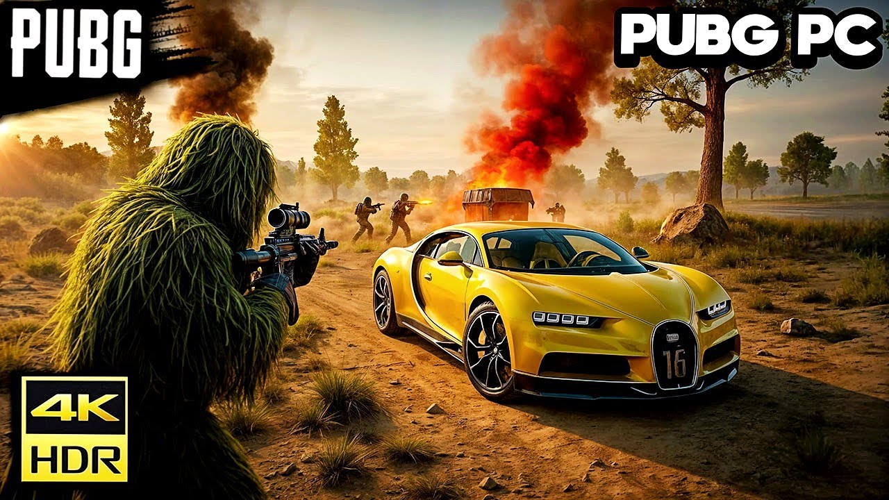 EL BUGATTI de PUBG PC en MIRAMAR es CINE BRO 😘🚬 Los GRAFICOS al MAXIMO se ven BRUTALES