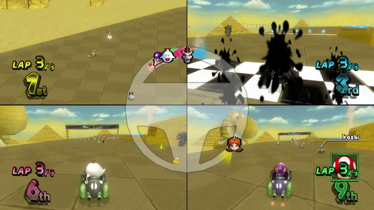 Mario Kart Wii Custom Tracks ✦ 4 Players 