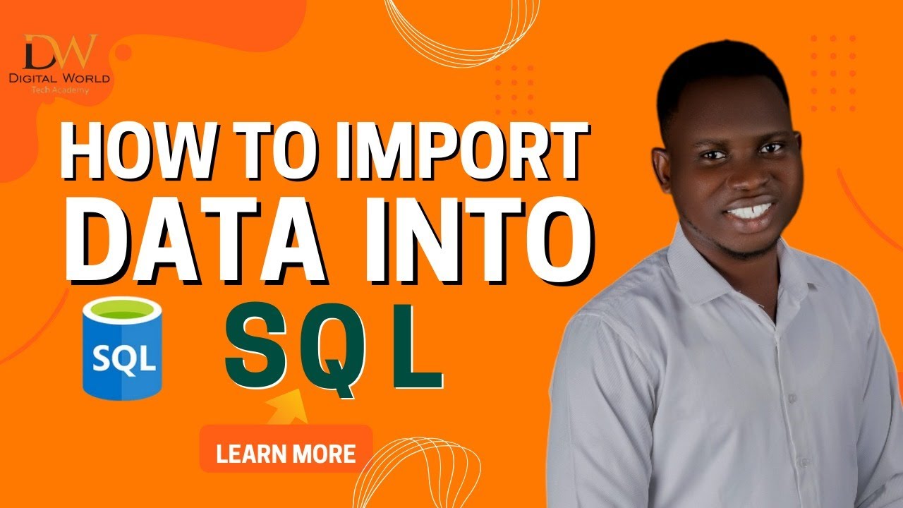 КАК ИМПОРТИРОВАТЬ ДАННЫЕ В SQL MR AKEEM