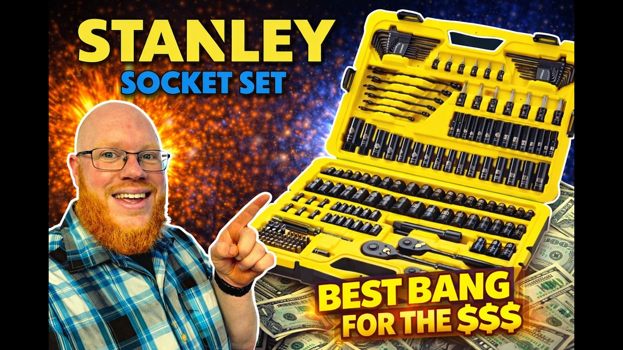 НАБОР ГОЛОВОК STANLEY PRO GRADE 183 ПРЕДМЕТА - ОБЗОР!!#stanley #наборголовок #гнездо #обзоринструментов #инструменты