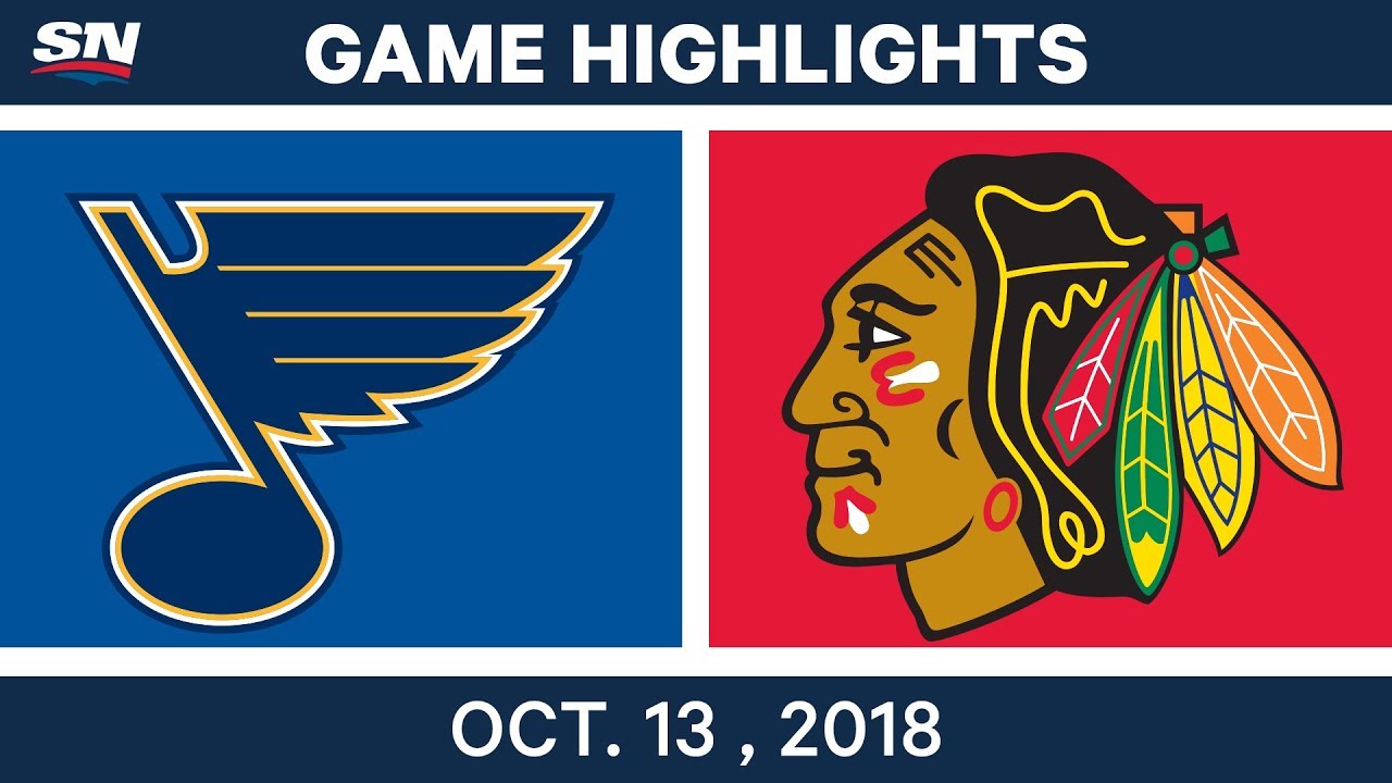 NHL Highlights | Blues vs. Blackhawks - Oct. 13, 2018