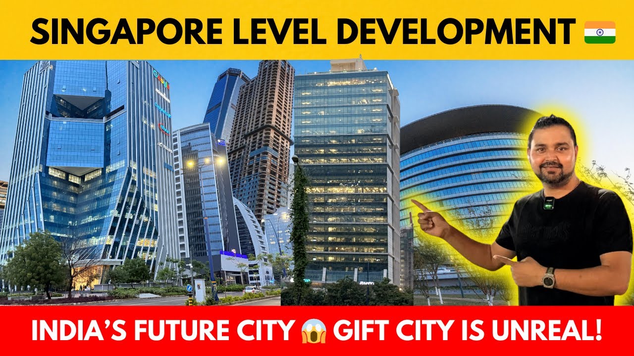 India’s Future City 😱 GIFT City Is UNREAL | Singapore Level Development 🇮🇳