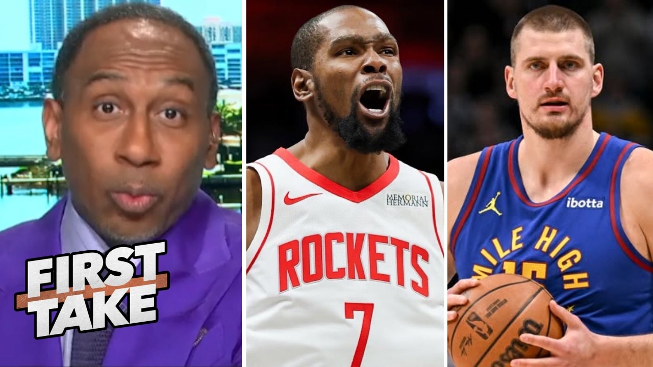 FIRST TAKE | Rockets basketball is toxic! - Stephen A. reacts to Jokic & Murray destroying KD by 36