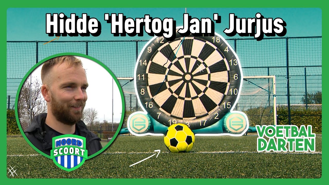 HIDDE JURJUS hoopt het bord te raken. 'Heb ik er meer dan Marcel Groninger?'
