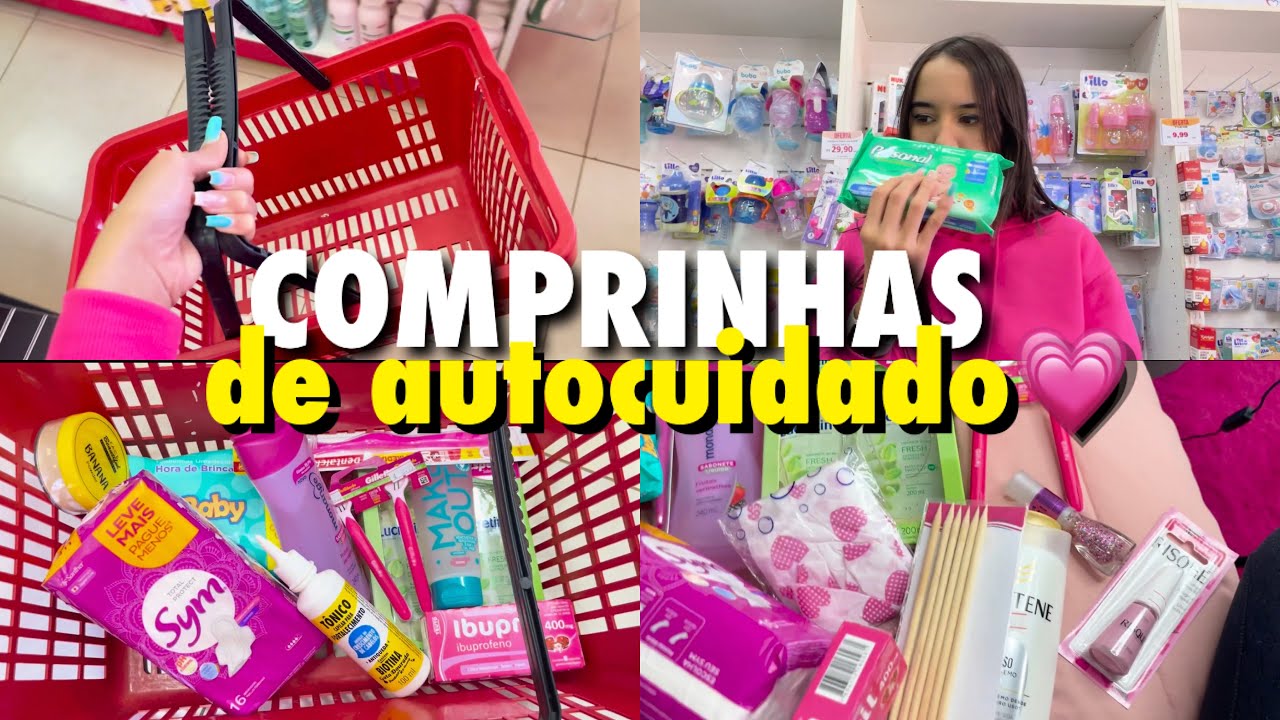 COMPRANDO PRODUTOS DE AUTO CUIDADO💗vlog comprinhas na farmácia