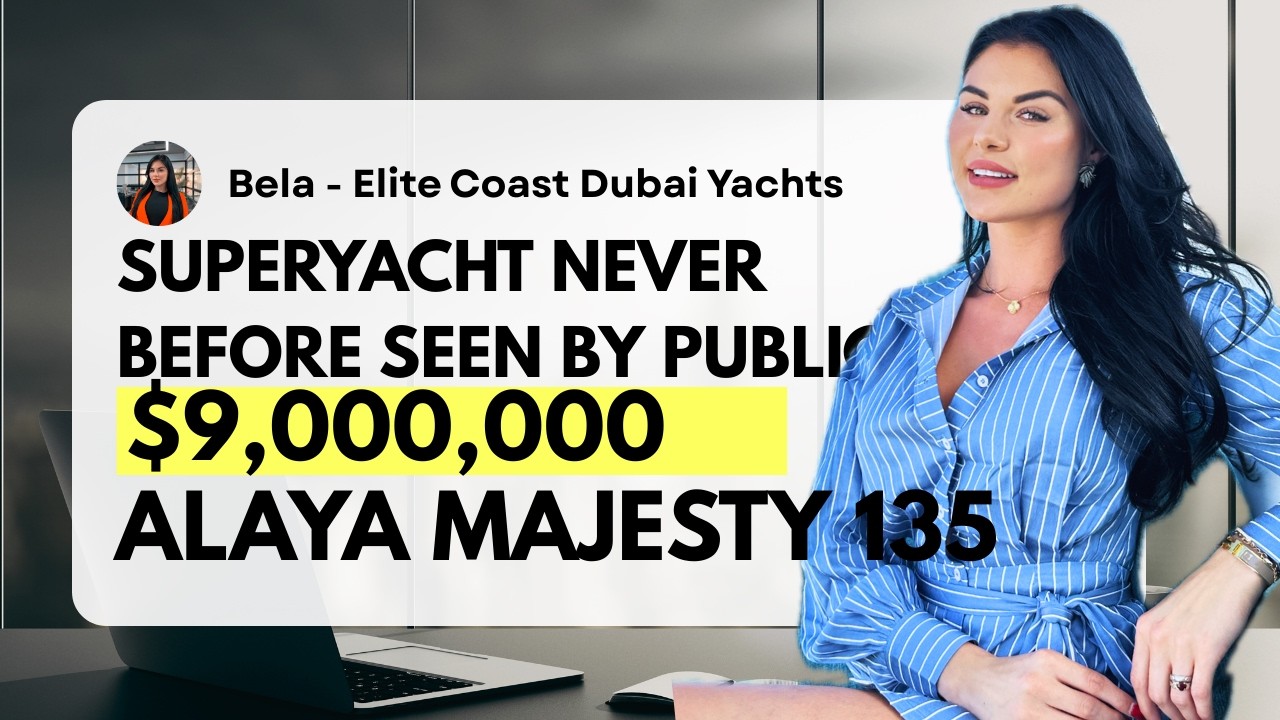 Majesty 135 Tri-Deck Superyacht for Sale | Privately Owned, Low Hours, UAE