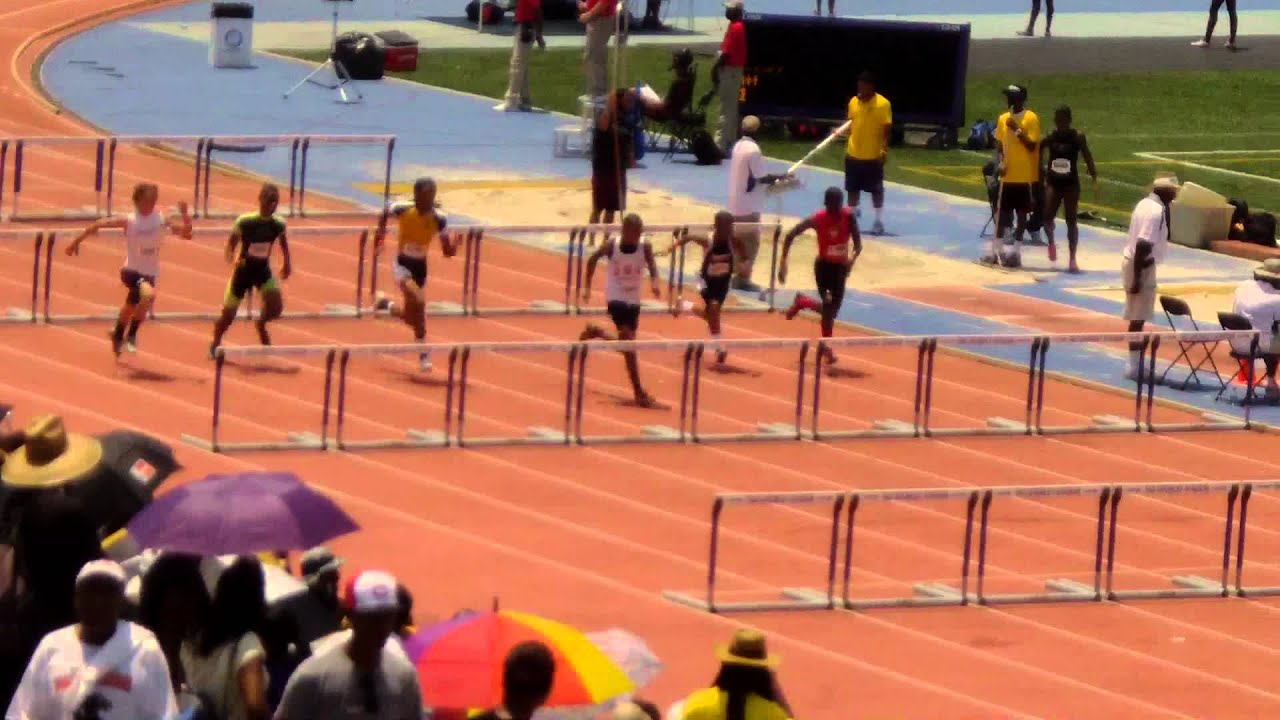 Korie Frausto 100m Hurdles Youth AAU Jr Olympics 2011.AVI