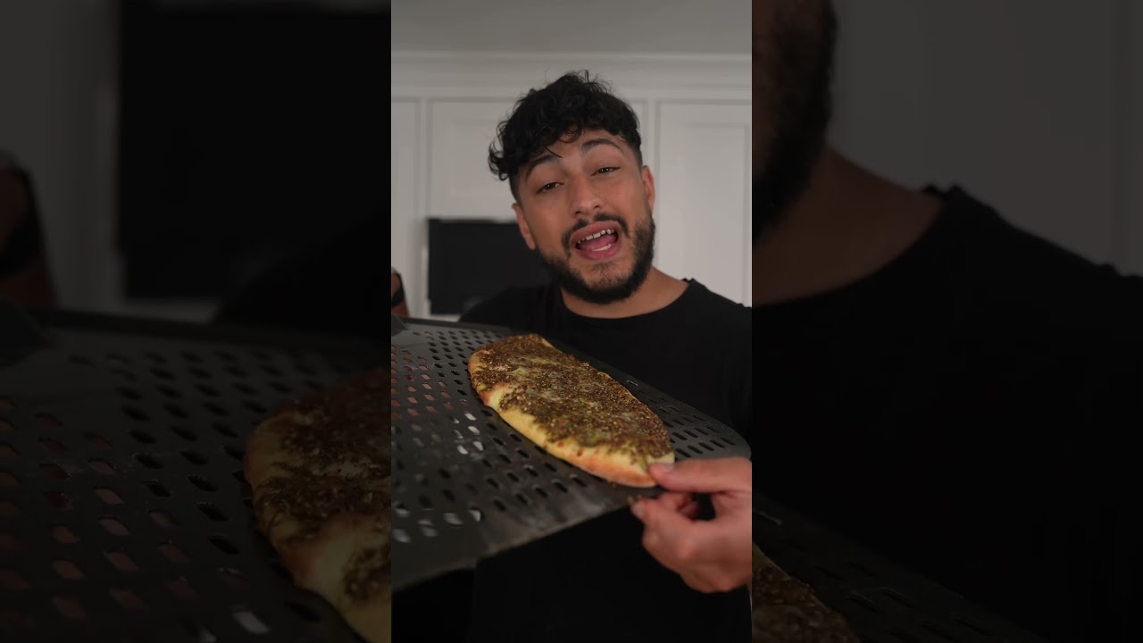 Palestinian Zaatar Manaeesh (with a message)