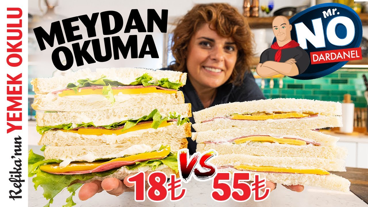 55TL VS 18TL Dardanel Mr. No Sandviç Meydan Okuması | Evde Daha Ucuz ve Lezzetli Sandviç Tarifi
