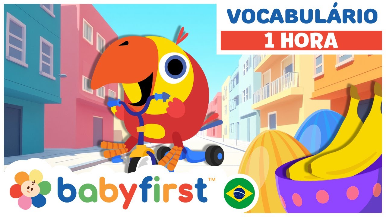 Aprenda Palavras Novas com o Papagaio Divertido | Vocabulário | Educação Infantil | BabyFirst Brasil