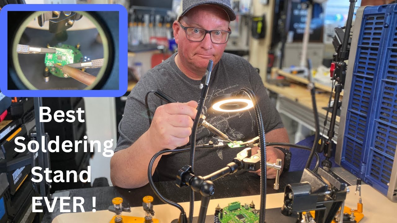 Ultimate Soldering Station Upgrade? Magnetic Helping Hands Review!