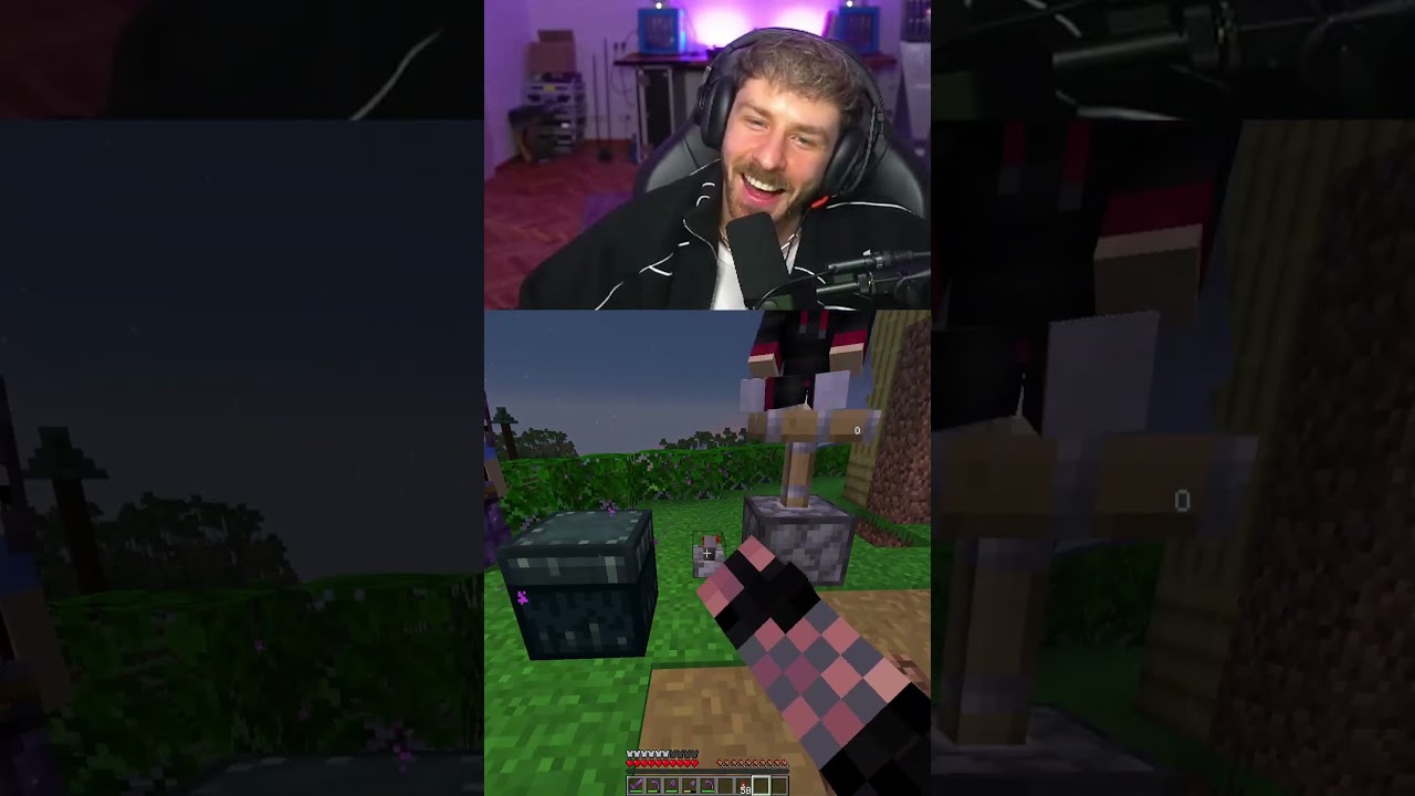 #rewinside macht mit #letshugo komische sachen in #minecraft #craftattack 12 | Twitch: Rewinside |