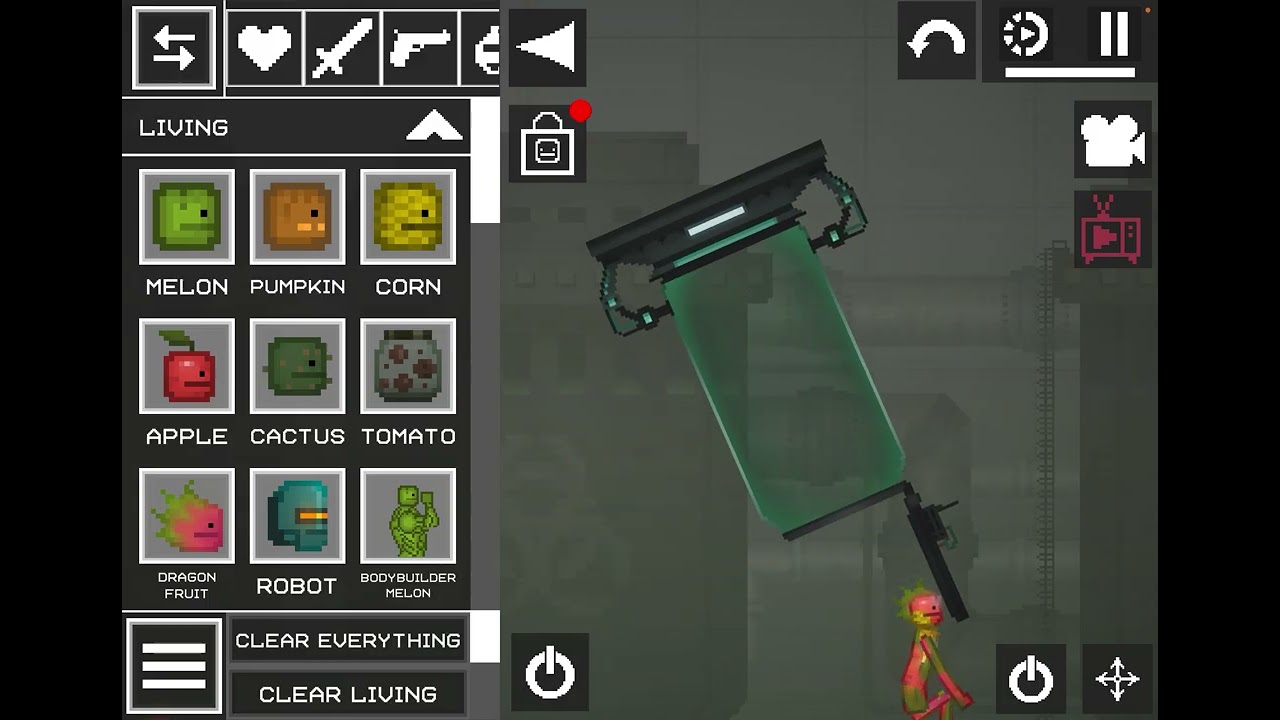 I tried to do experiments in melon sandbox