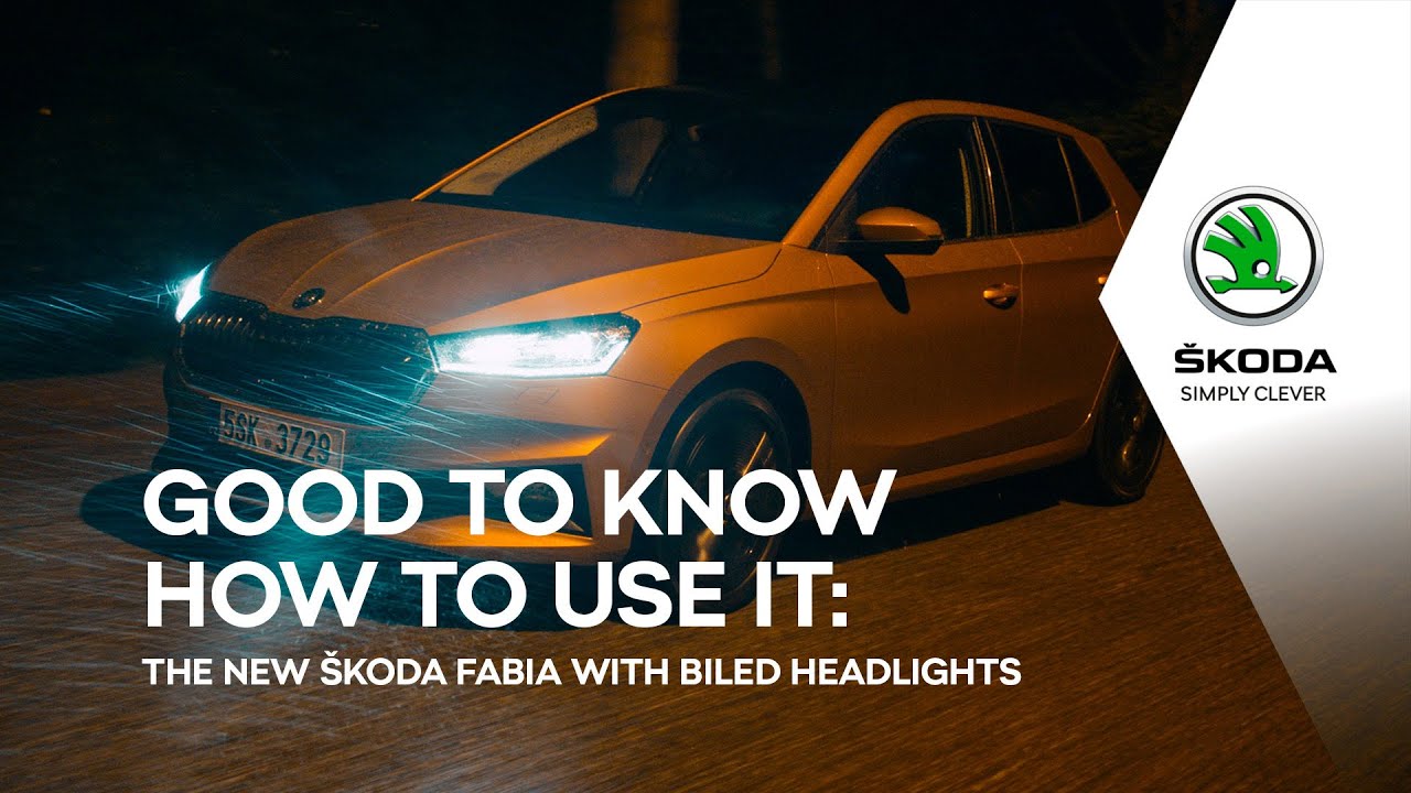 The new &Scaron;KODA FABIA: BiLED Headlights - How to use it and why