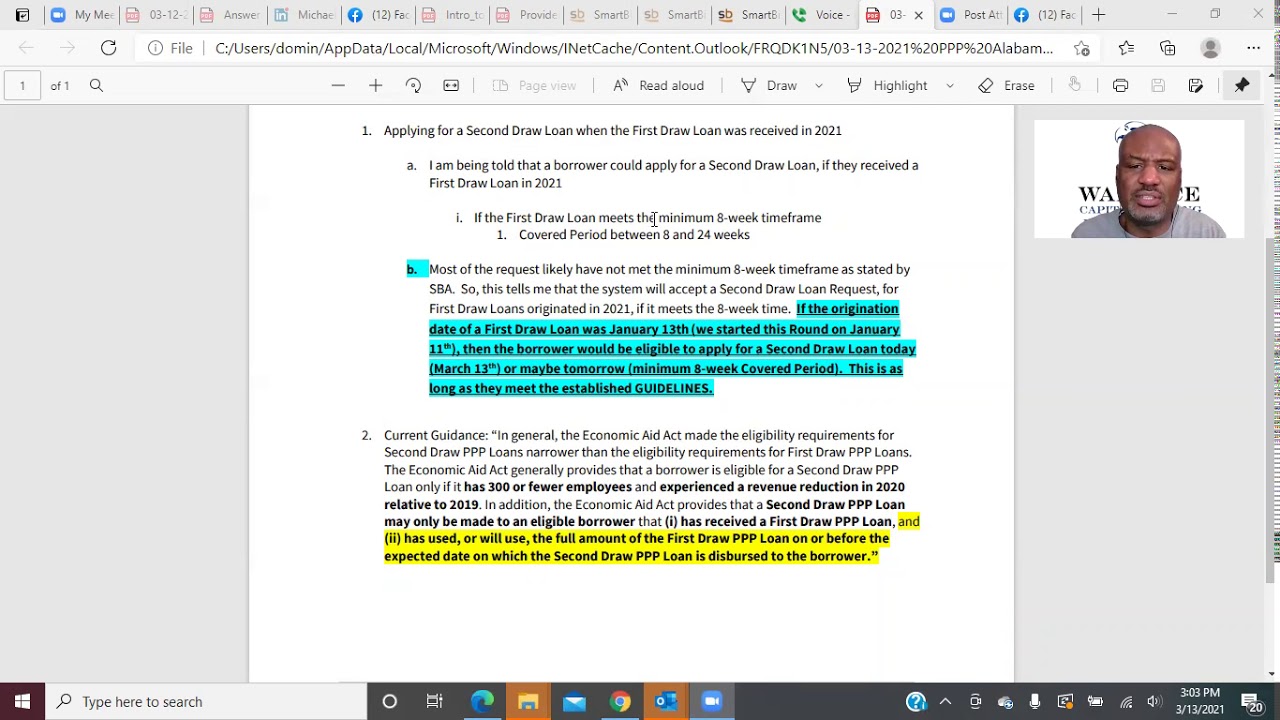 Can I get a Second Draw PPP Loan, if I received a  First Draw PPP Loan in 2021?