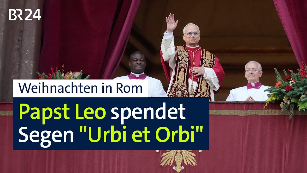 Weihnachten in Rom: Leo XIV. spendet Segen 