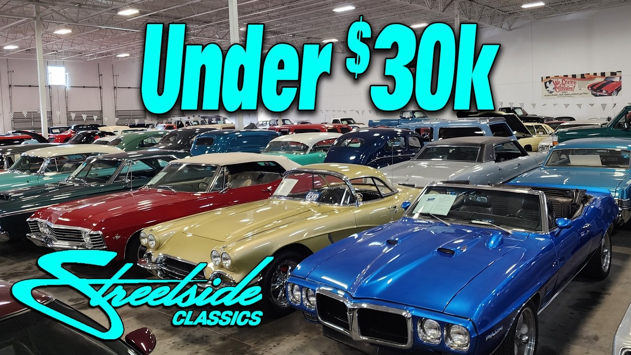 Classic Cars Under 30k at Streetside Classics