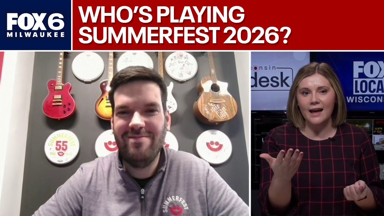Summerfest lineup announced: Who's playing the Big Gig in 2026? | FOX6 News Milwaukee