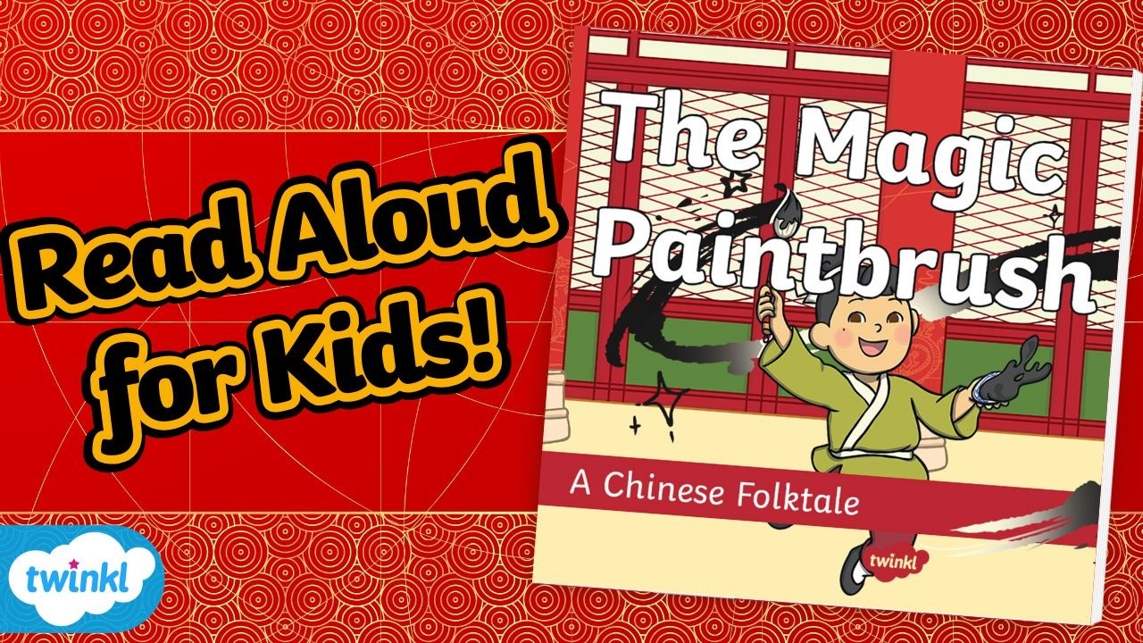 The Magic Paintbrush Read Along Story | A Chinese Folktale for Kids 🇨🇳