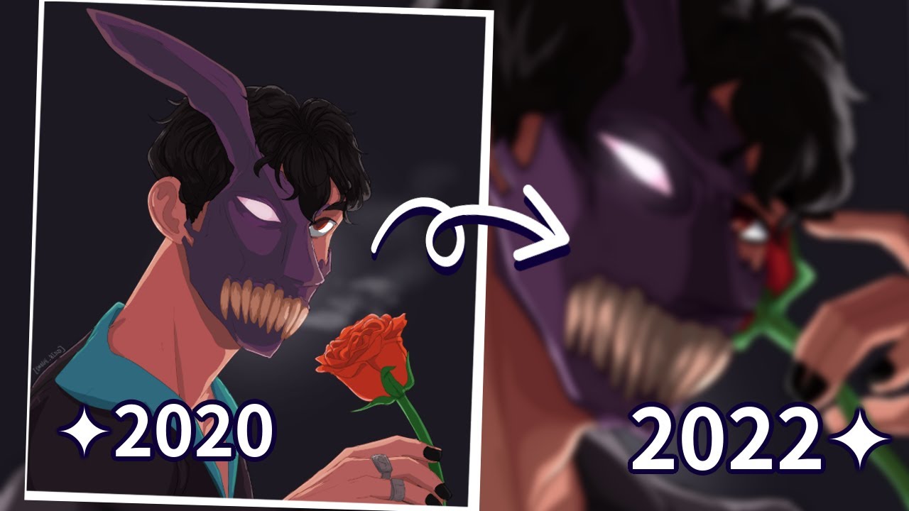 Redrawing OLD ART - 'Corpse Husband' // Medibang Paint Pro Speedpaint