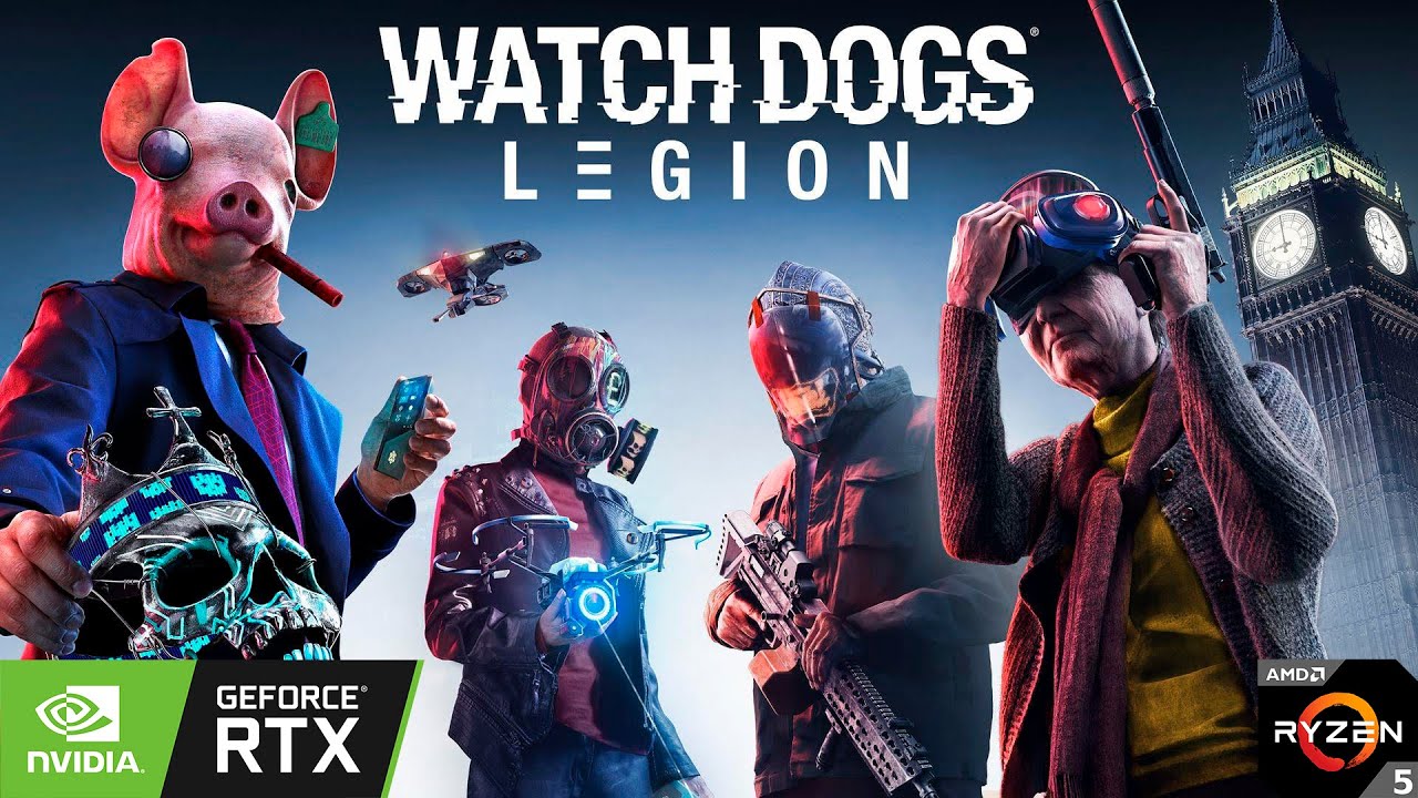 Watch Dogs Legion - High/Ultra Settings - Ryzen 5 5600 - RTX 3060 Ti