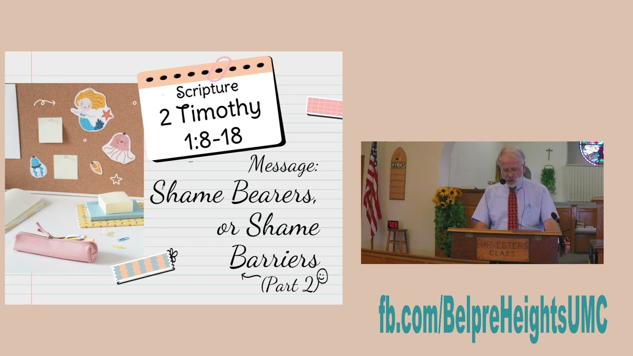 Shame Bearers, or Shame Barriers (Part 2) - 13 August 2023