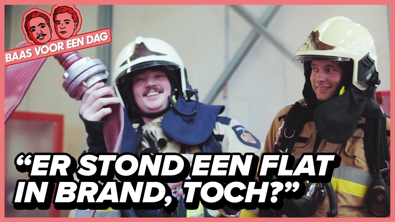 Bram & Tom redden levens bij de brandweer | Baas voor een Dag