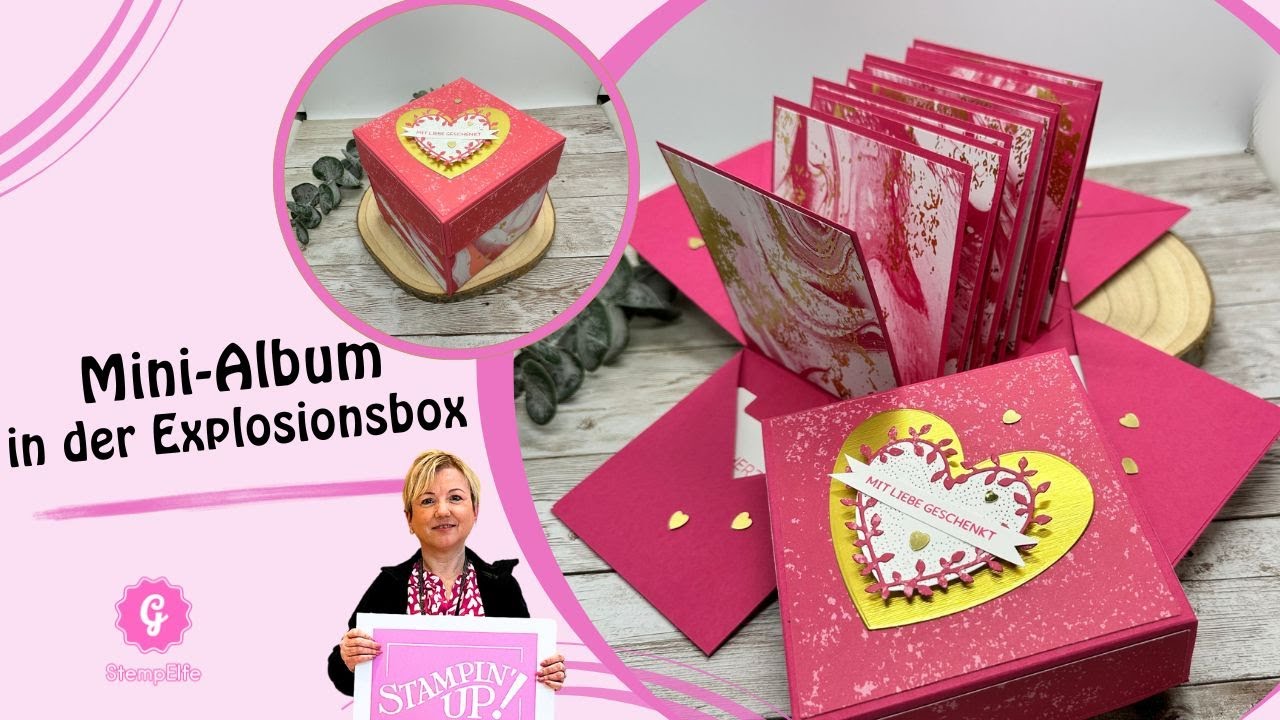🔴  Mini-Album in der Explosionsbox