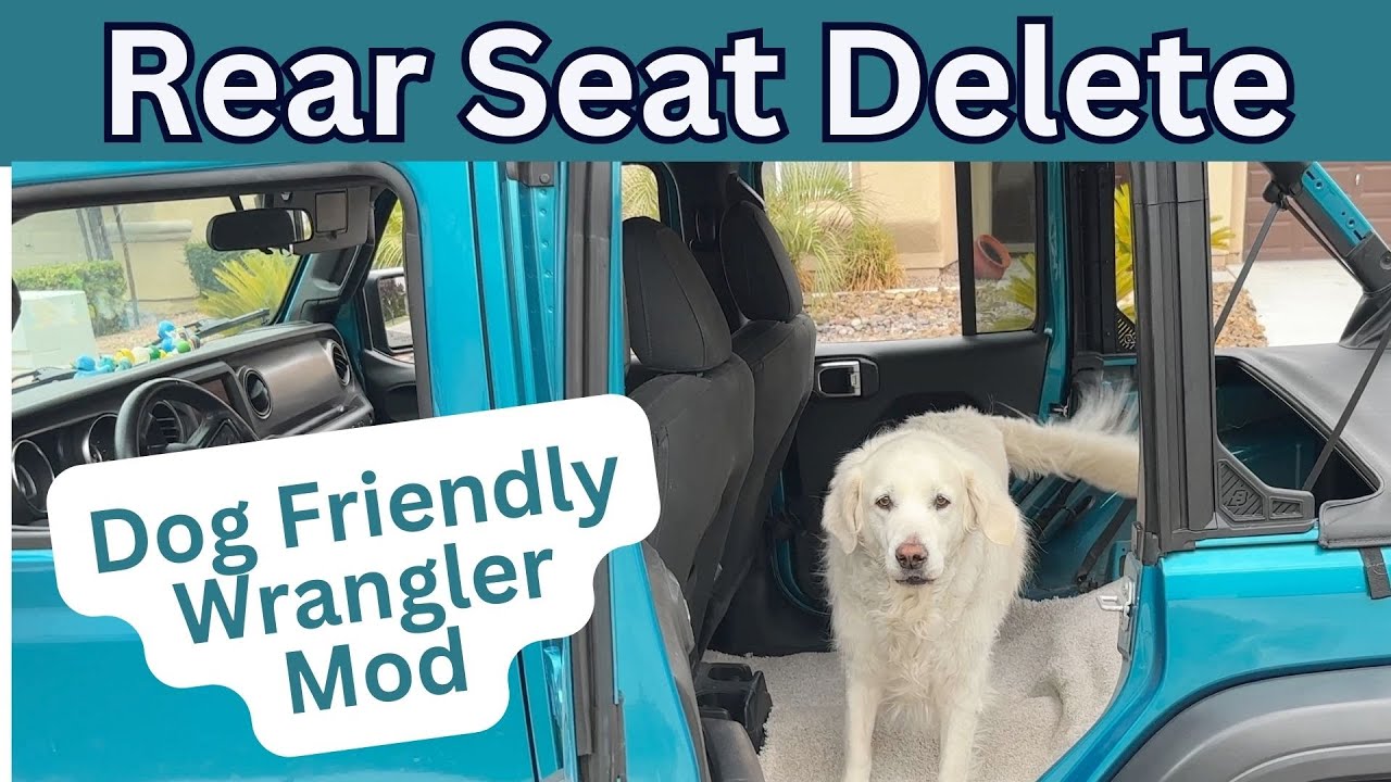 Модификация Jeep Wrangler для собак | Снятие задних сидений