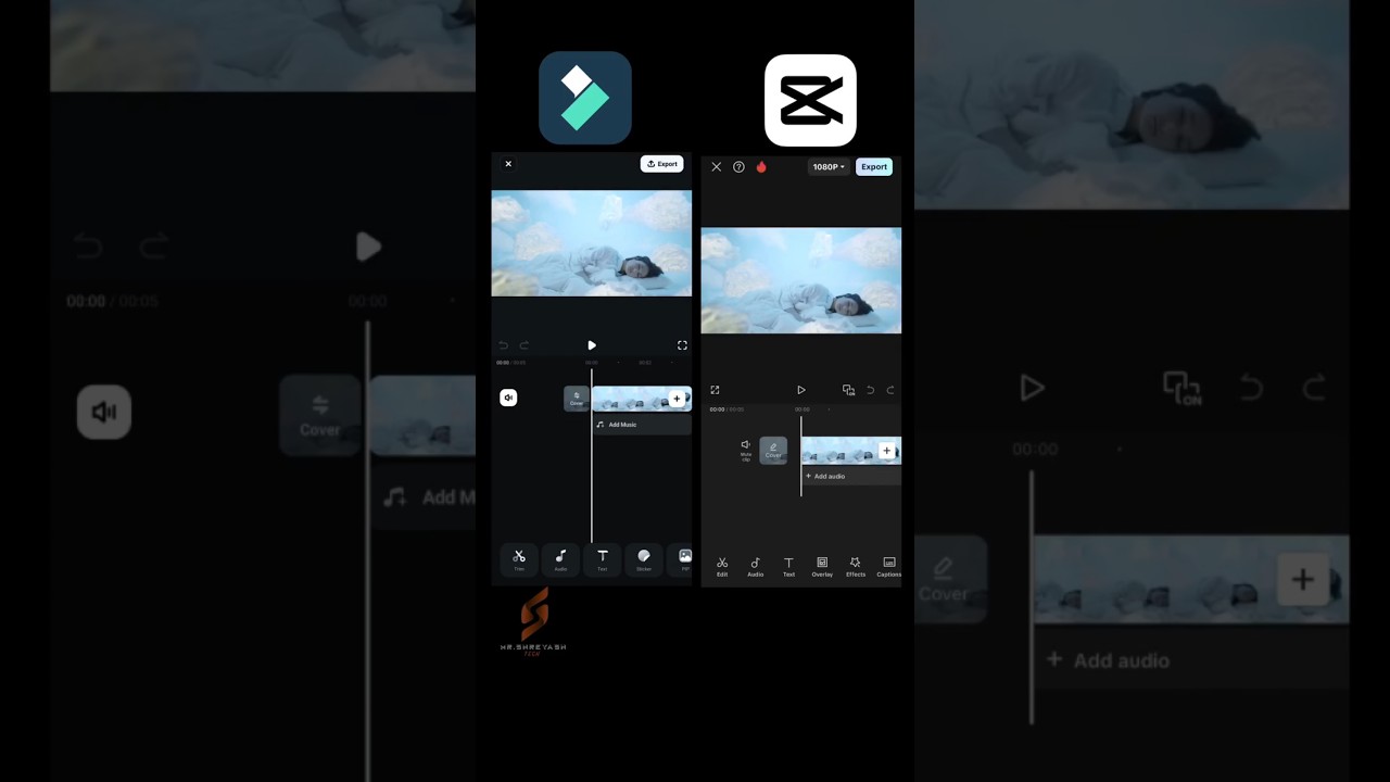 Filmora Vs Capcut  #Shorts
