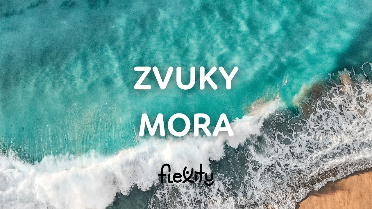 1h Zvuky mora, Biely šum, šum vody, relaxačná hudba na zaspávanie | Flexity