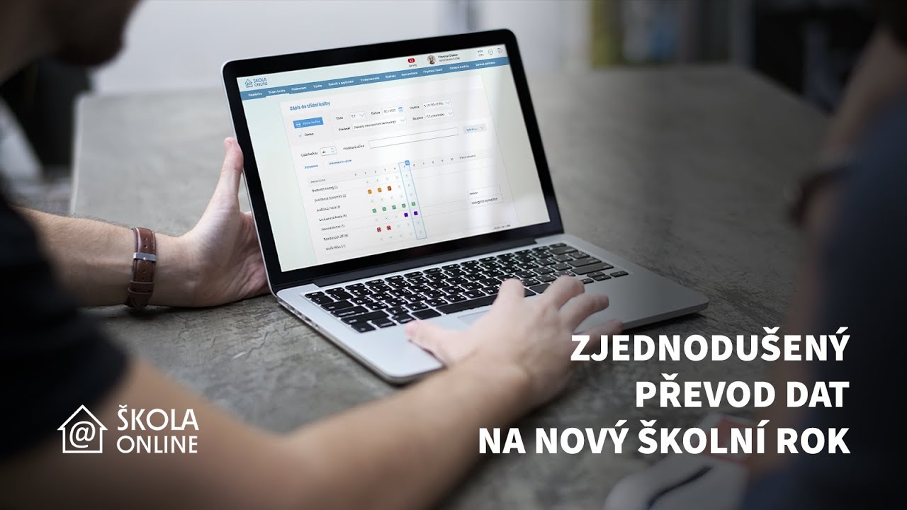 Zjednodušený převod dat na nový školní rok