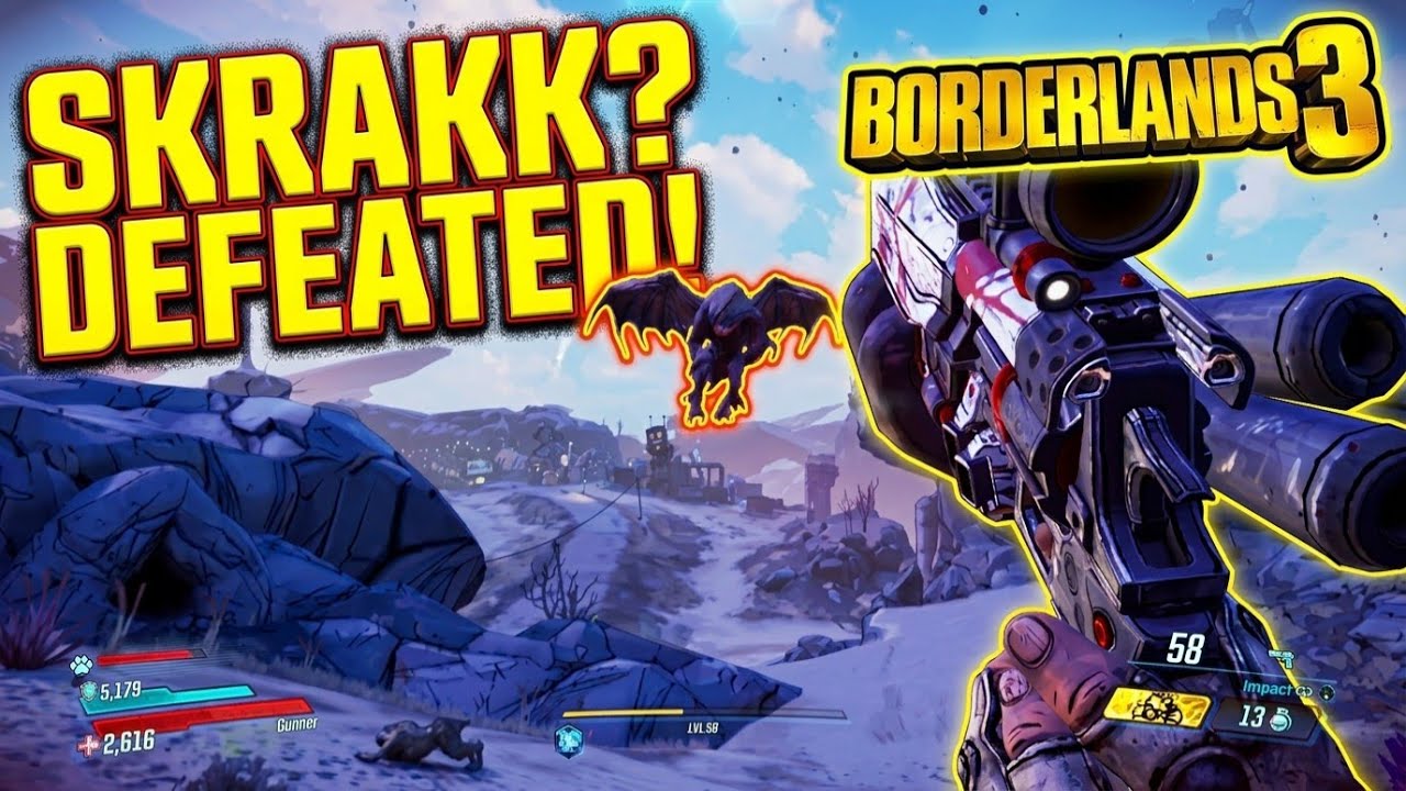 Pokonaj legendarną Skrakka - Legendarny Poł&oacute;w | Borderlands 3 | Jako Moze (TVHM), Przewodnik