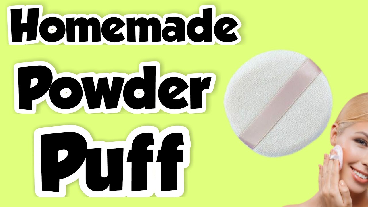 How to make powder puff at home | DIY homemade powder puff