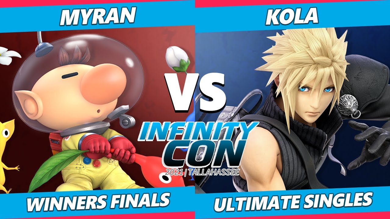 Infinity Con 2021 Winners Finals - Kola (Cloud) Vs. Myran (Olimar) SSBU Ultimate Tournament
