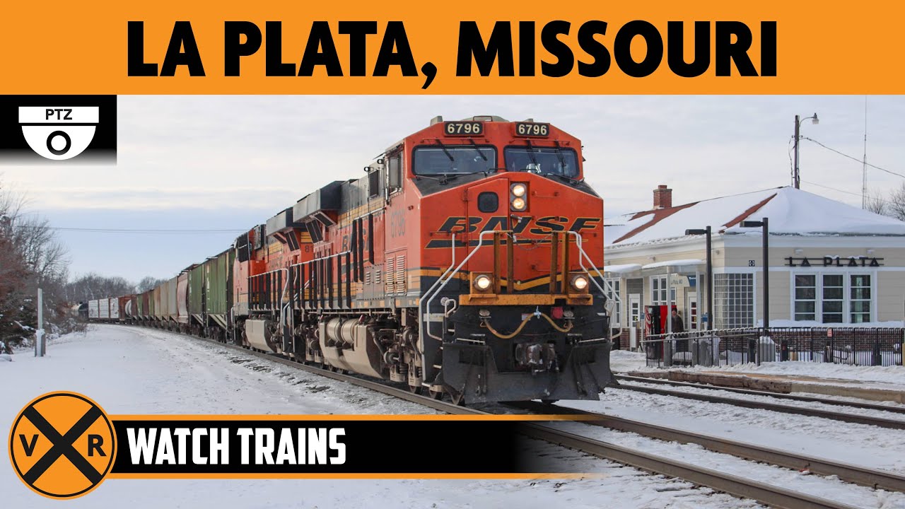 La Plata, Missouri, USA | LIVE Train Camera (PTZ &ndash; Lookout)