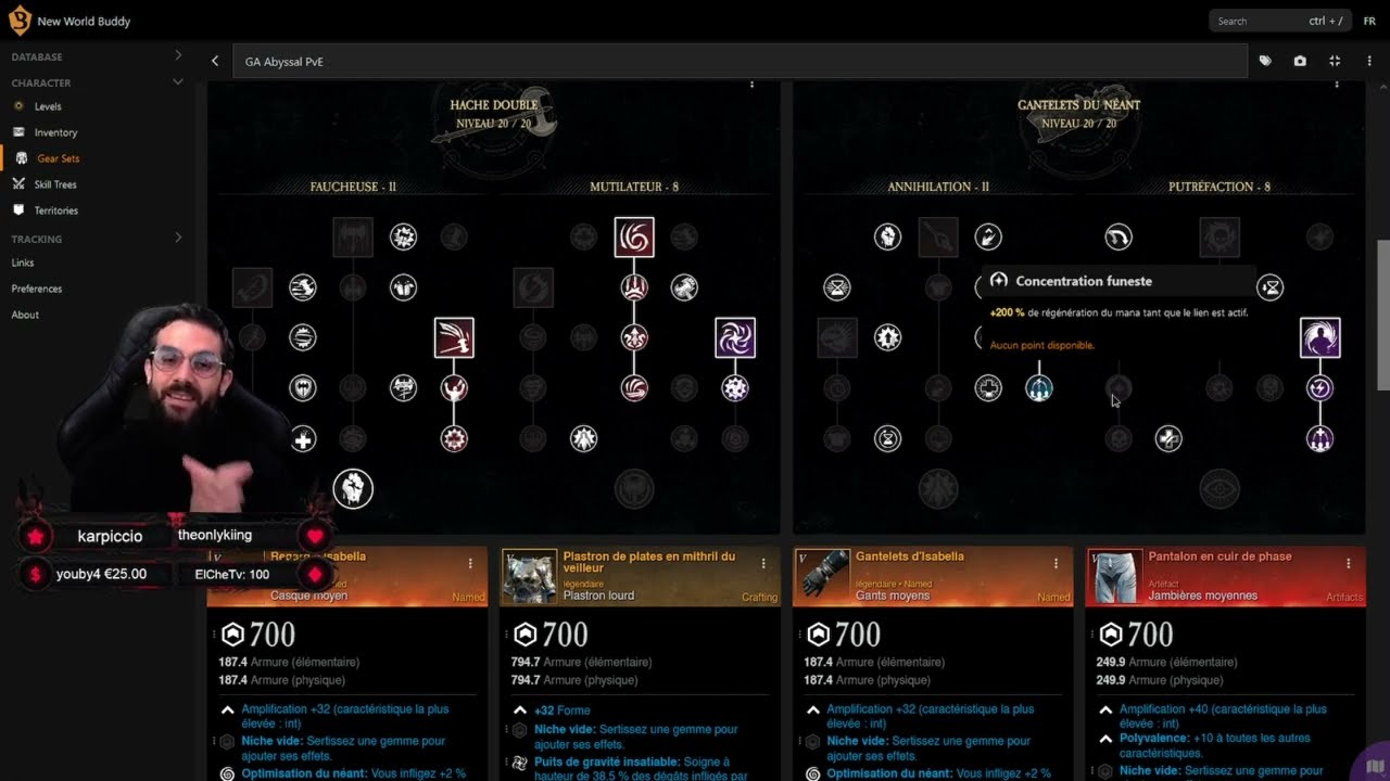 NEW WORLD S3 : BUILD HACHE ABYSSAL - FULL VOID (PVE & PVP)