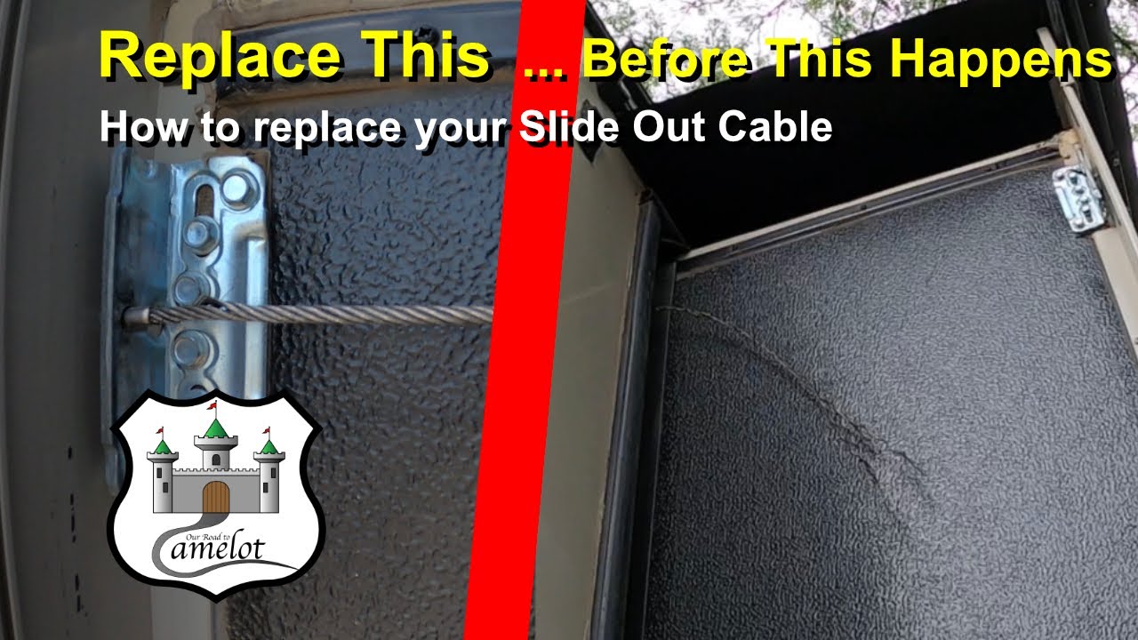 Replacing the RV Slide Out Cable