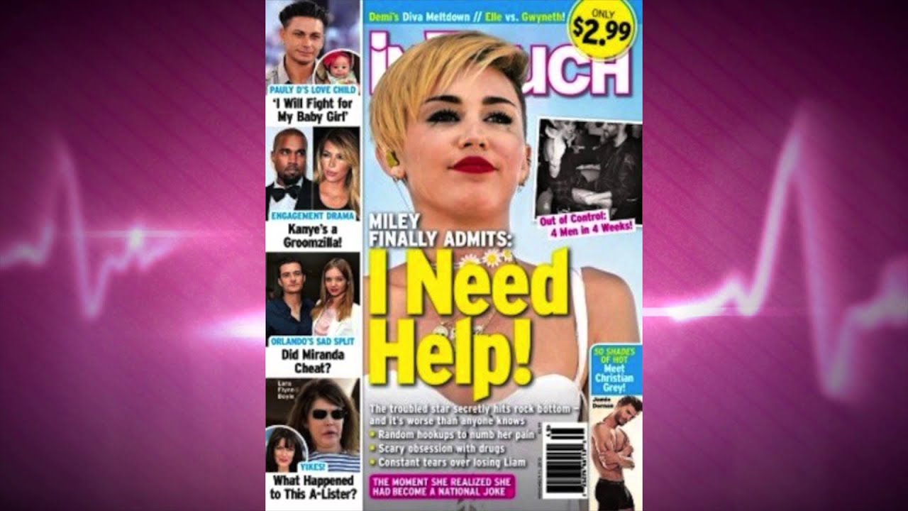 Miley Cyrus Can't Stop Crying-- According to Reliable InTouch Magazine