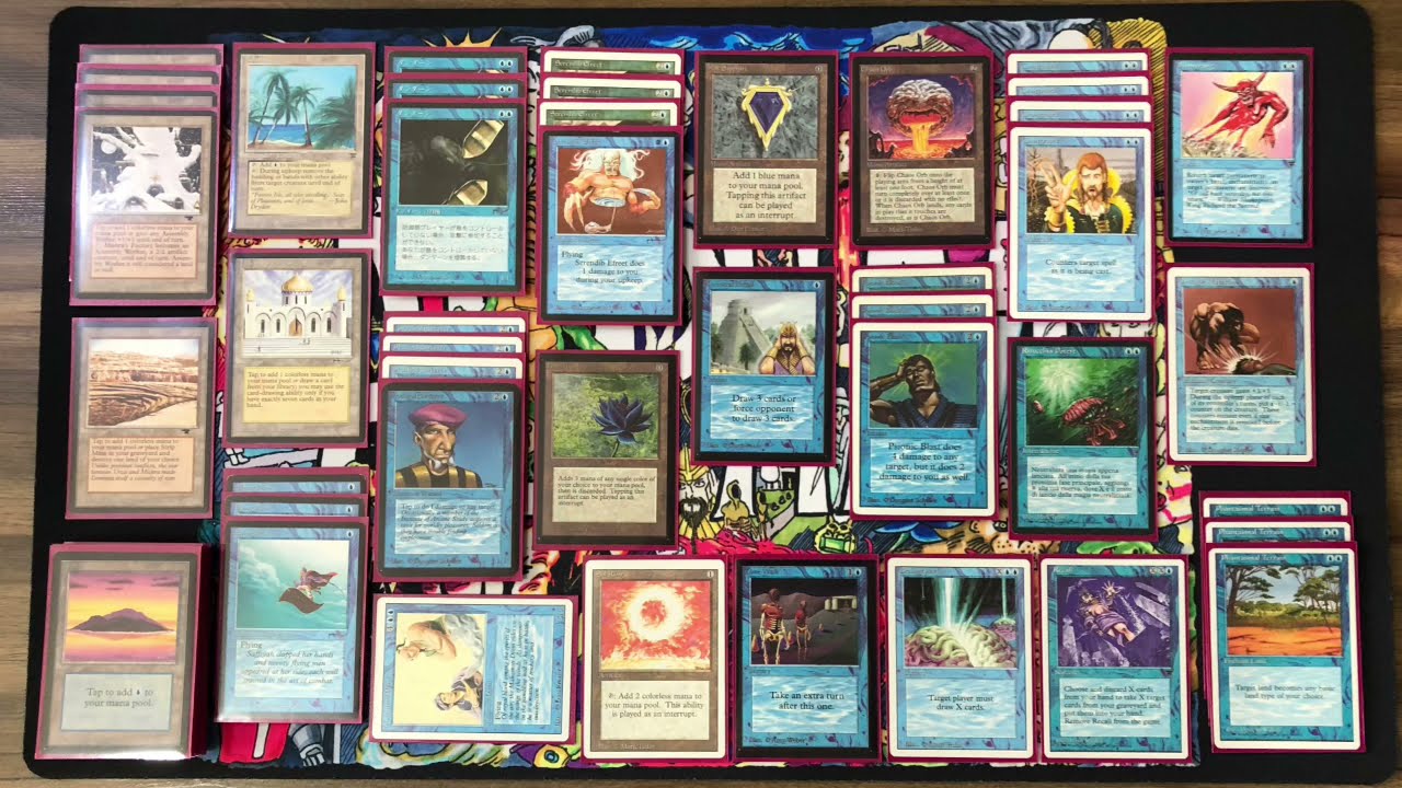 Mono Blue Deck Tech Old School Magic - Swedish Aggro Control