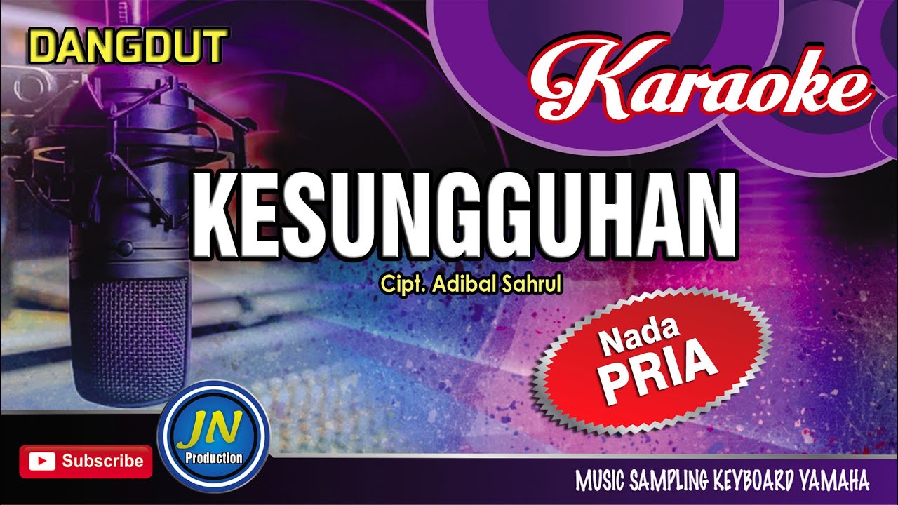 Kesungguhan || Karaoke Dangdut Keyboard || Nada Pria