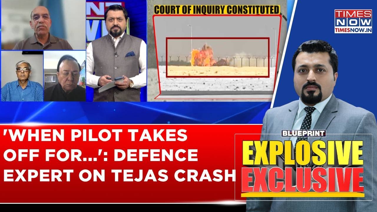 Defence Expert Nitin Vaidya Shares His Views On Tejas Fighter Jet Crash During Dubai Air Show| WATCH