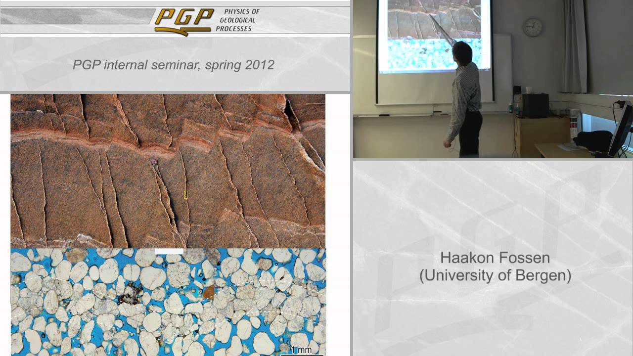 Lecture - Deformation bands in sandstone