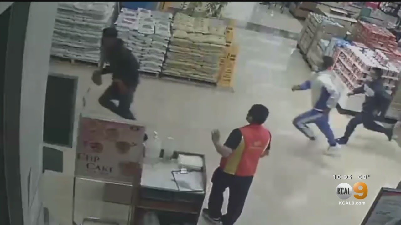 2 Women Robbed At San Gabriel Grocery Store, 3 Suspects Sought