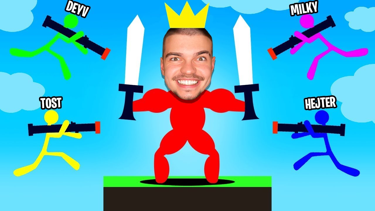 CHEATUJE przeciwko MOIM PRZYJACIOŁOM w Stick Fight!