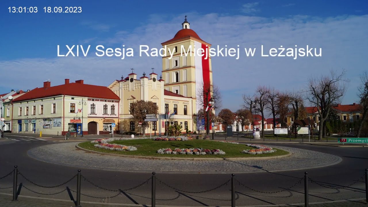 LXIV Sesja Rady Miejskiej w Leżajsku 18.09.2023